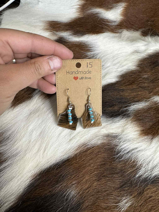 Cowtag Earrings