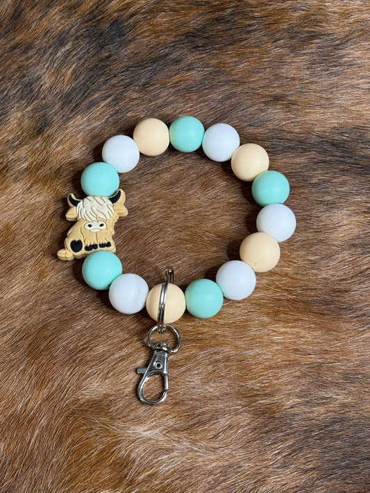 Highlander Teal Wristlet