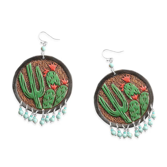 Prickly Cactus Earrings