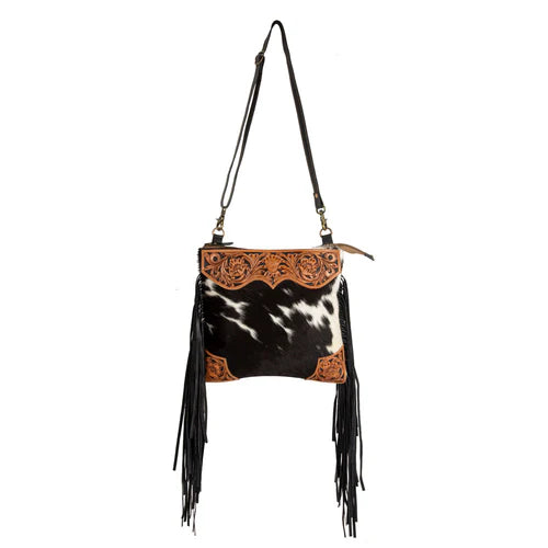 Tumbleweed Fringed Hand-Tooled Myra Bag