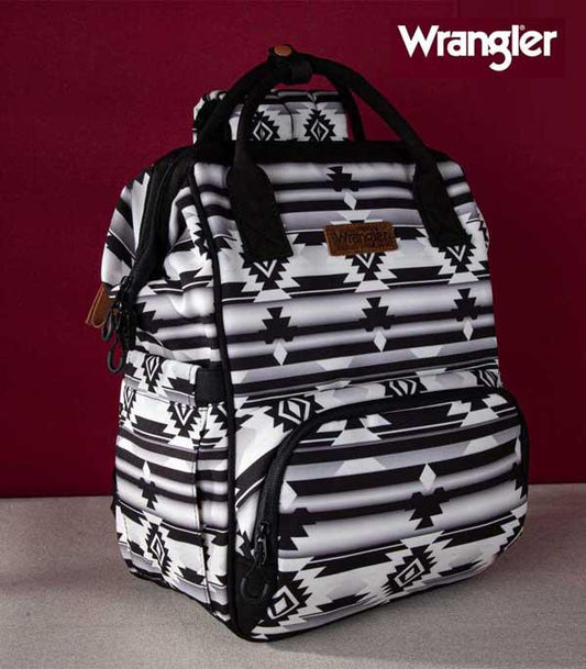 Black and White Wrangler Diaper Bag