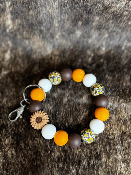 Sunflower Fields Wristlet