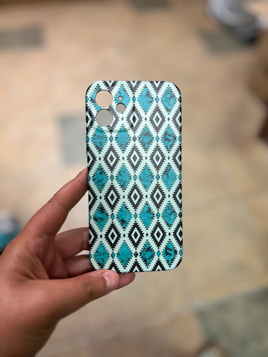 Turquoise Aztec IPhone Case
