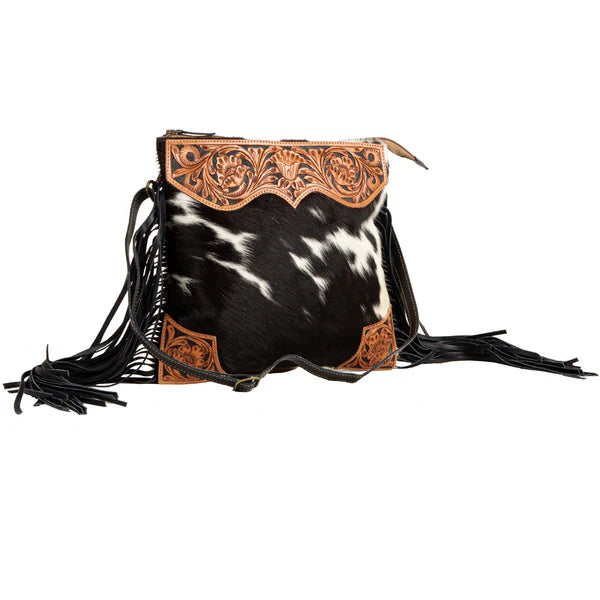 Tumbleweed Fringed Hand-Tooled Myra Bag