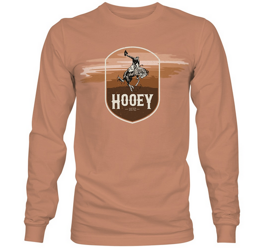 Coral Long Sleeve Hooey Shirt