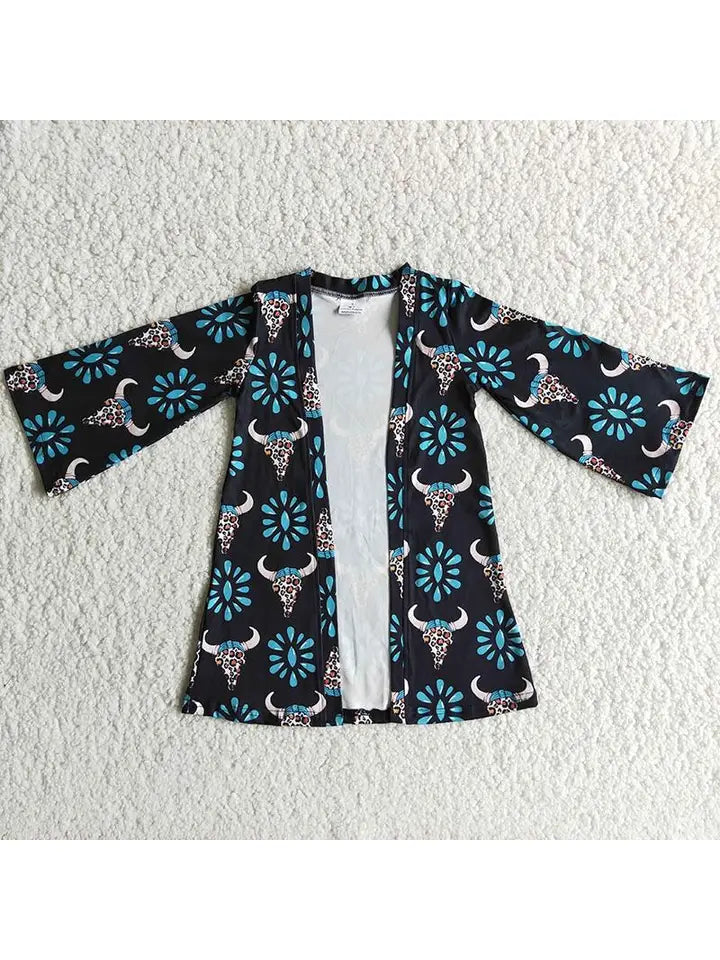 Bull Skull Kimono