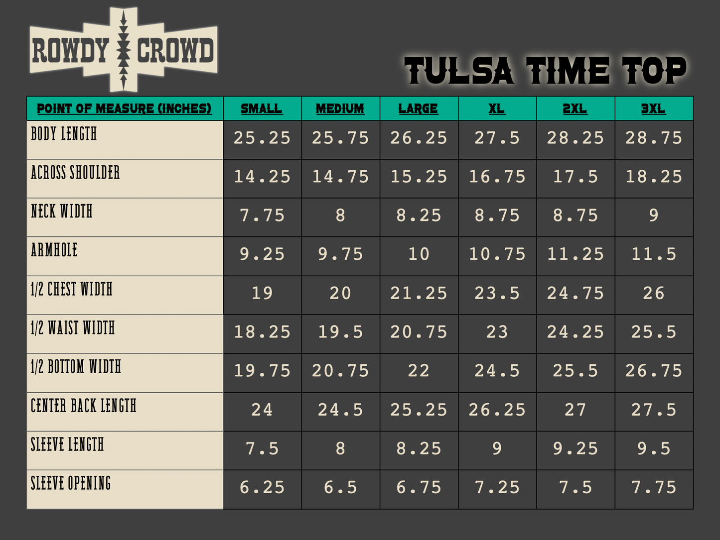 Tulsa Time Top