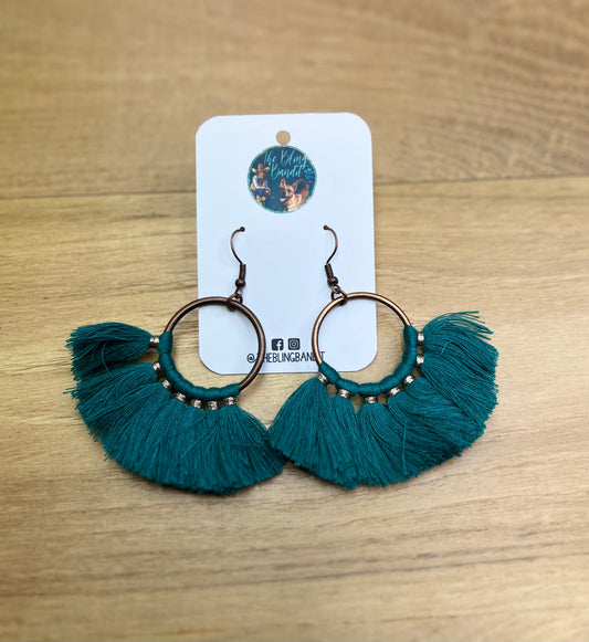 Turquoise Boho Earrings